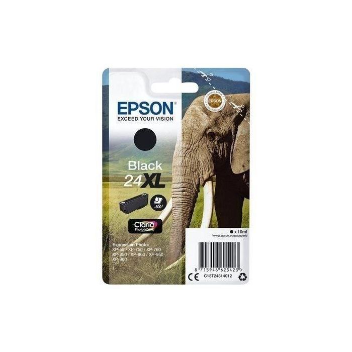 Epson Claria Photo HD Ink Cartucho Negro 24XL Expression Photo XP-760/950 Epson Claria Photo HD Ink Cartucho Negro 24XL Expression Photo XP-760/950
