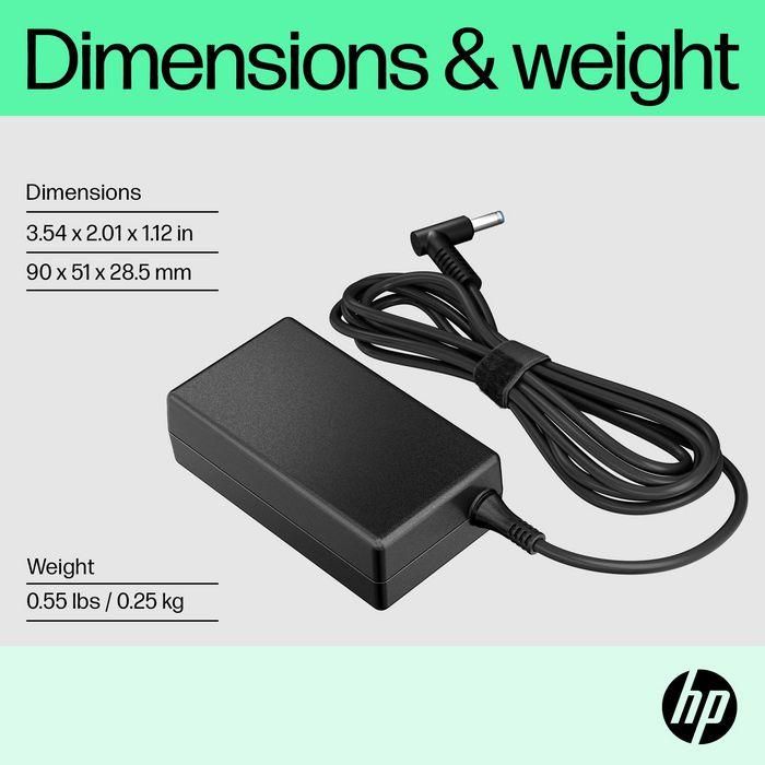 HP 65W Smart AC Adapter Adaptador de Corriente para Notebook 4