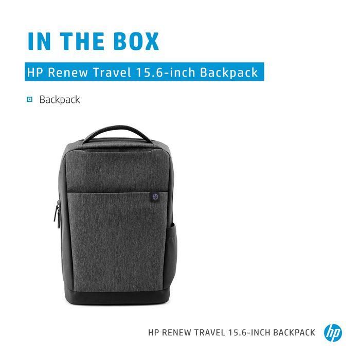 HP Mochila Renew Travel para portátil hasta 15.6 pulgadas, resistente al agua, poliéster reciclado 2 HP Mochila Renew Travel para portátil hasta 15.6 pulgadas, resistente al agua, poliéster reciclado 2
