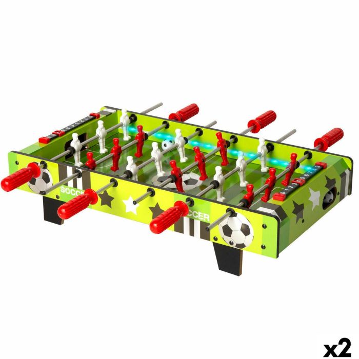 Futbolín Colorbaby 60 x 14 x 32 cm (2 Unidades) Futbolín Colorbaby 60 x 14 x 32 cm (2 Unidades)