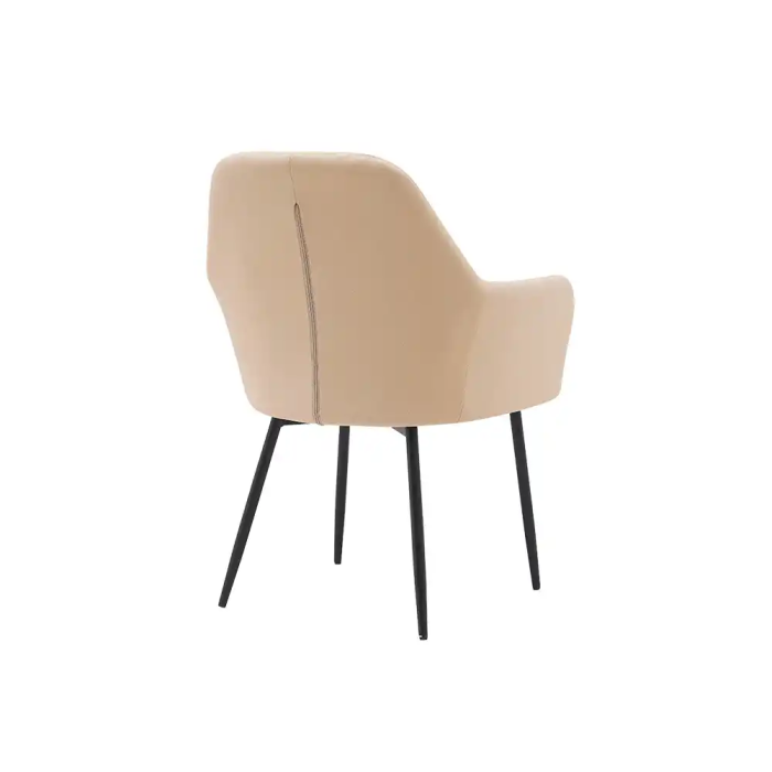 Q-connect Silla Confidente Marrón Arena Base Metálica Altura Máx 820 mm Anchura 570 mm Profundidad 580 mm Tela 4