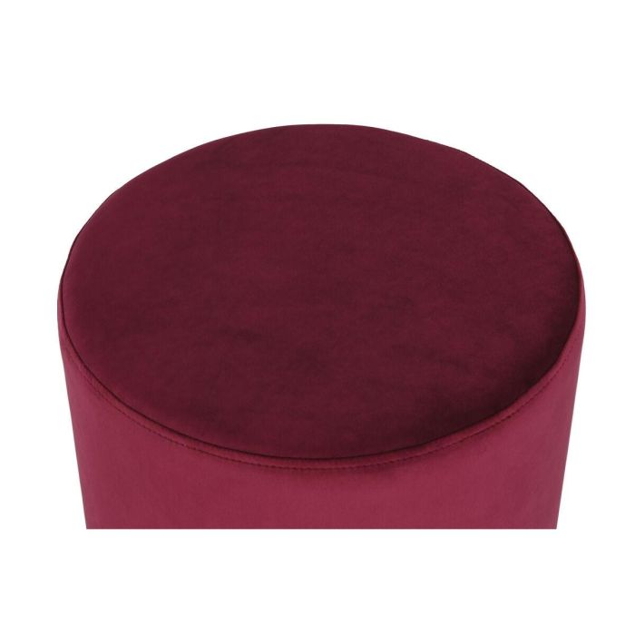 Reposapiés DKD Home Decor Beige Burdeos Terciopelo 40 x 40 x 42 cm (2 Unidades) 3 Reposapiés DKD Home Decor Beige Burdeos Terciopelo 40 x 40 x 42 cm (2 Unidades) 3