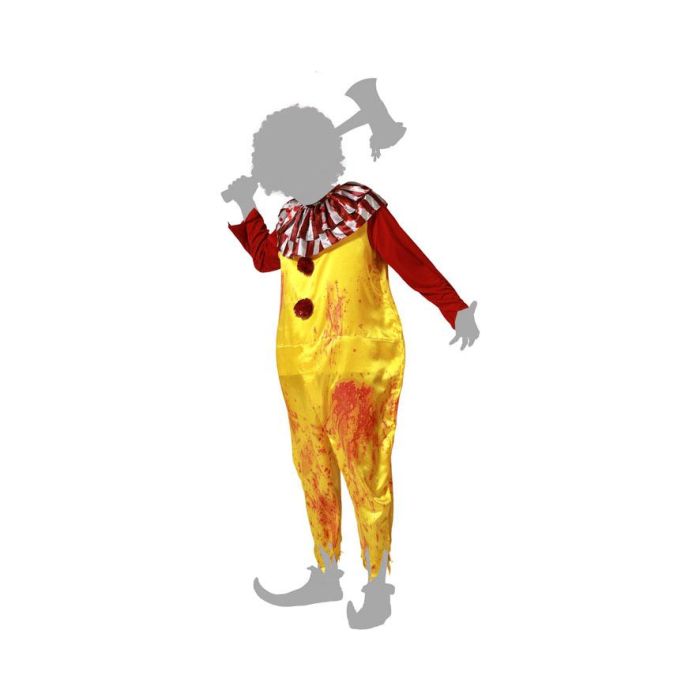 Disfraz Payaso Amarillo Halloween Hombre Adulto XL 4 Disfraz Payaso Amarillo Halloween Hombre Adulto XL 4