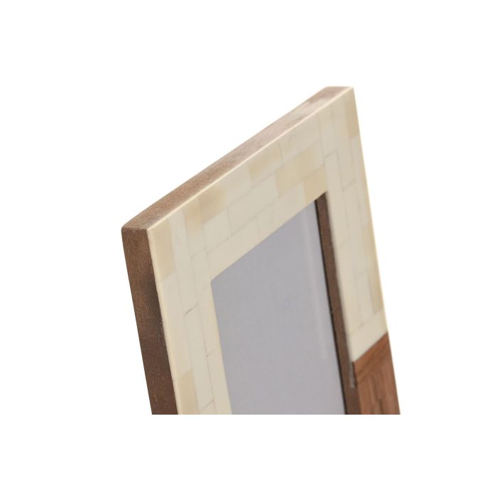 Marco Foto 10X15 Urban DKD Home Decor Blanco Natural 1.8 x 20 x 15 cm 1