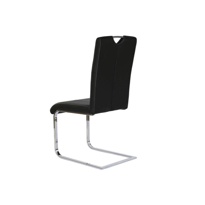 DKD Home Decor Silla de Comedor Moderna | Negro | Materiales: Metal, PU | Dimensiones: 59 cm (Ancho) x 45 cm (Profundo) x 102 cm (Alto) 2 DKD Home Decor Silla de Comedor Moderna | Negro | Materiales: Metal, PU | Dimensiones: 59 cm (Ancho) x 45 cm (Profundo) x 102 cm (Alto) 2