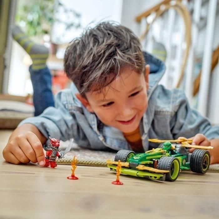Juego de construccion coche de carreras con motor de carga manual de lloyd lego ninjago 2 Juego de construccion coche de carreras con motor de carga manual de lloyd lego ninjago 2