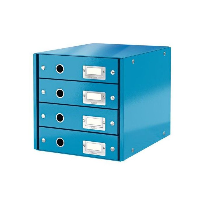 Modulo 4 Cajones Leitz Click&Store Plegable Azul