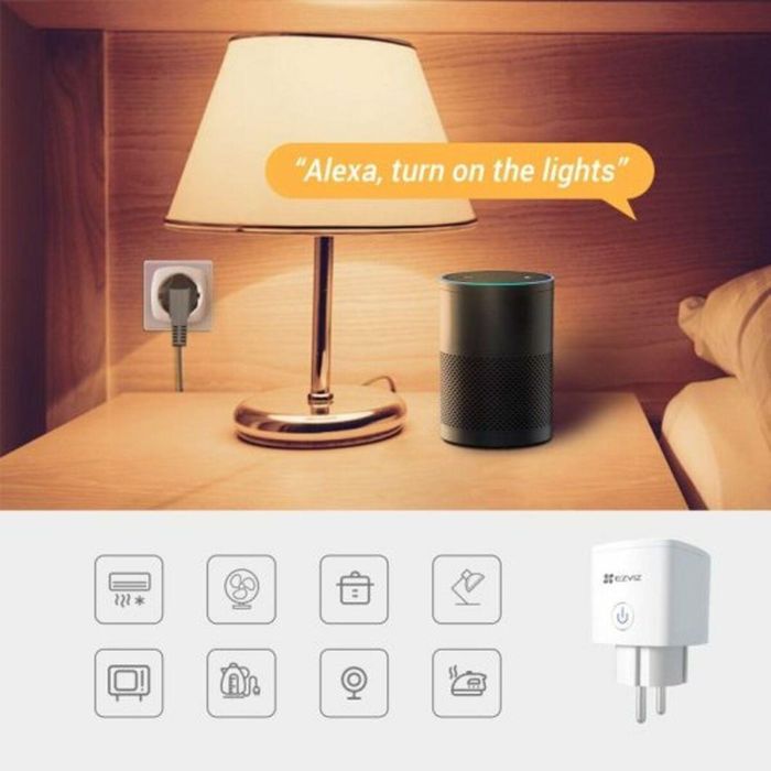 Enchufe Inteligente Ezviz T30-10B-EU 10 A 10 Enchufe Inteligente Ezviz T30-10B-EU 10 A 10