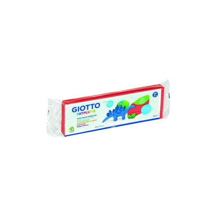 Plastilina Patplume 350Gr Caja 12 Pastillas Rojo