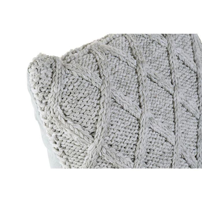 DKD Home Decor Cojin Verde Menta 10 x 45 x 45 cm (4 Unidades) Algodon Poliester 1