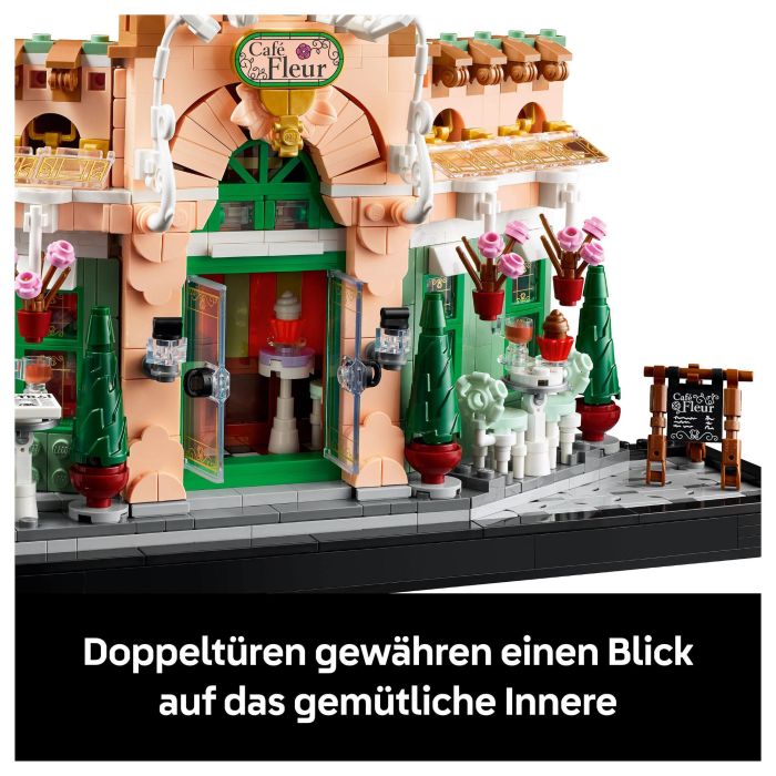 LEGO 10362 Cafetería Francesa: Decoración de Estantería Parisina Set para Adultos