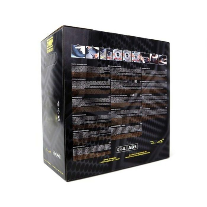 Tapacubos OMP Stinger Speed Negro 14" (4 uds) 1