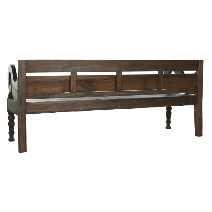 DKD Home Decor Banco Item Home Benches 2c24 Teca Maciza Marrón Oscuro Tallado 196 cm Ancho x 60 cm Fondo x 82 cm Alto 2 DKD Home Decor Banco Item Home Benches 2c24 Teca Maciza Marrón Oscuro Tallado 196 cm Ancho x 60 cm Fondo x 82 cm Alto 2