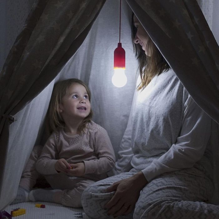 Bombilla LED Portátil con Cordón Bulby InnovaGoods 6 Bombilla LED Portátil con Cordón Bulby InnovaGoods 6