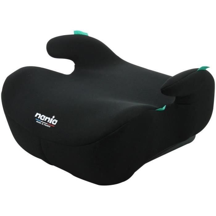 Silla elevadora de coche - NANIA - Burbuja - Grupo 3 - 126-150 cm - I-Size - Con cinturón - Negra Silla elevadora de coche - NANIA - Burbuja - Grupo 3 - 126-150 cm - I-Size - Con cinturón - Negra