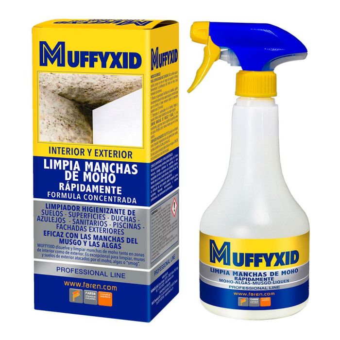 Muffyxid box 500 ml eliminador moho desinfectante con cloro activo