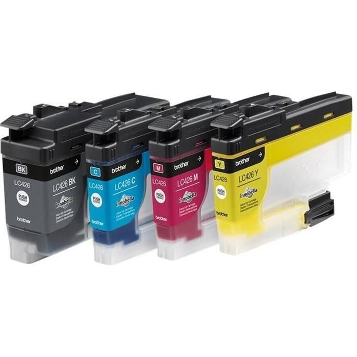 Ink-Jet Brother Lc426 Val Mfcj4340Dw - 4540Dw - 4540Dwxl Pack 4 Colores 3000 Paginas Negro Y 1500 Paginas Ink-Jet Brother Lc426 Val Mfcj4340Dw - 4540Dw - 4540Dwxl Pack 4 Colores 3000 Paginas Negro Y 1500 Paginas
