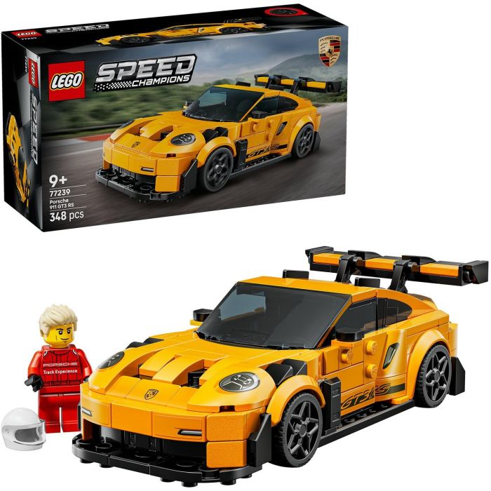 LEGO 77239 Speed Champions Porsche 911 GT3 RS Superdeportivo Juego Construcción Plástico 348 piezas Niños 9+ años 2
