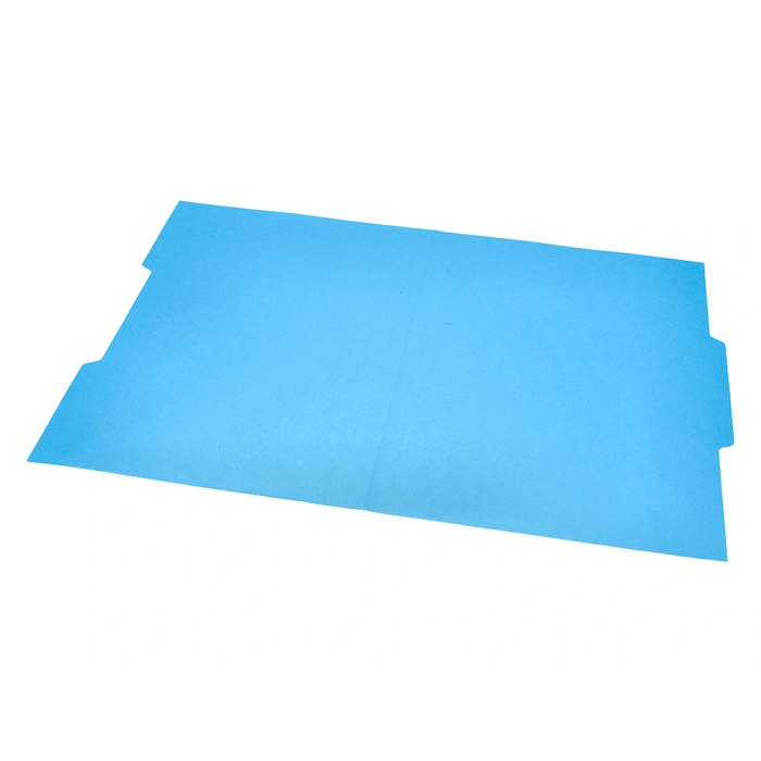 Liderpapel Subcarpeta Cartulina Folio Pestaña Central 240g/m2 Azul 6