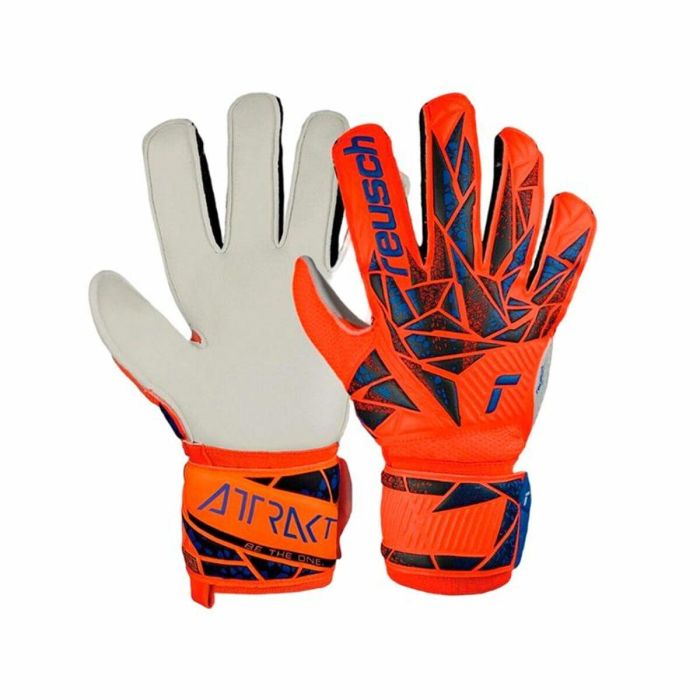 Guantes de Portero Reusch Attrakt Solid Naranja Adultos Guantes de Portero Reusch Attrakt Solid Naranja Adultos