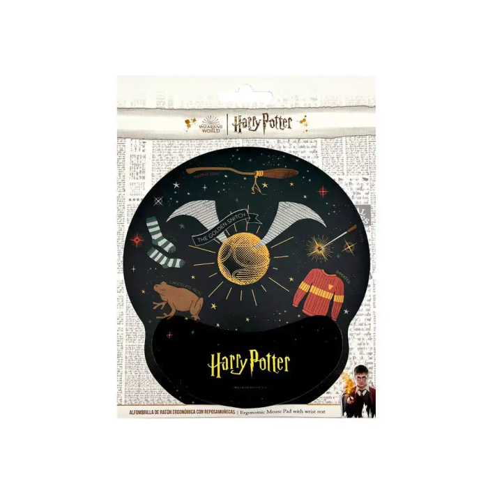 Wondee Alfombrilla de Ratón Harry Potter Ergonómica de Gel 250x230 mm 5