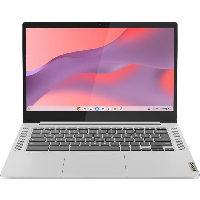 Computadora Chromebook Lenovo IdeaPad 3 14M868 | 14'' FHD 250N - MT8186 - 8 GB de RAM - 128 GB de almacenamiento - Chrome OS - AZERTY Computadora Chromebook Lenovo IdeaPad 3 14M868 | 14'' FHD 250N - MT8186 - 8 GB de RAM - 128 GB de almacenamiento - Chrome OS - AZERTY