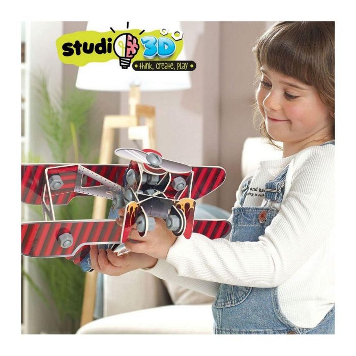 Avión de Maqueta Educa Studio 3D 56 Piezas (37 x 30 x 15 cm) 3 Avión de Maqueta Educa Studio 3D 56 Piezas (37 x 30 x 15 cm) 3