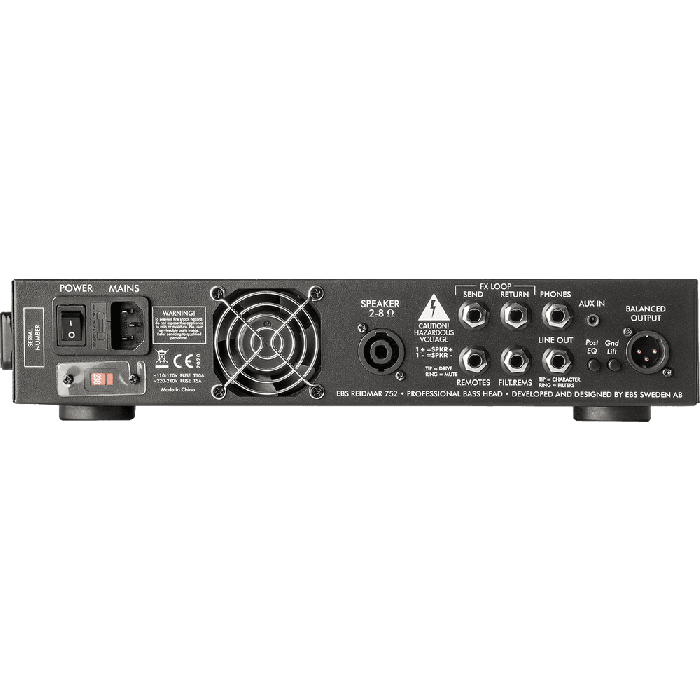 Amplificador Bajo Cabezal Reidmar 752 - 750W (2 Ohms) 1 Amplificador Bajo Cabezal Reidmar 752 - 750W (2 Ohms) 1