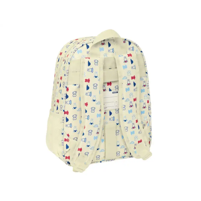 Safta Mochila Infantil Miffy Buddy Adaptable a Carro con Ruedas 26x34x11 cm 1