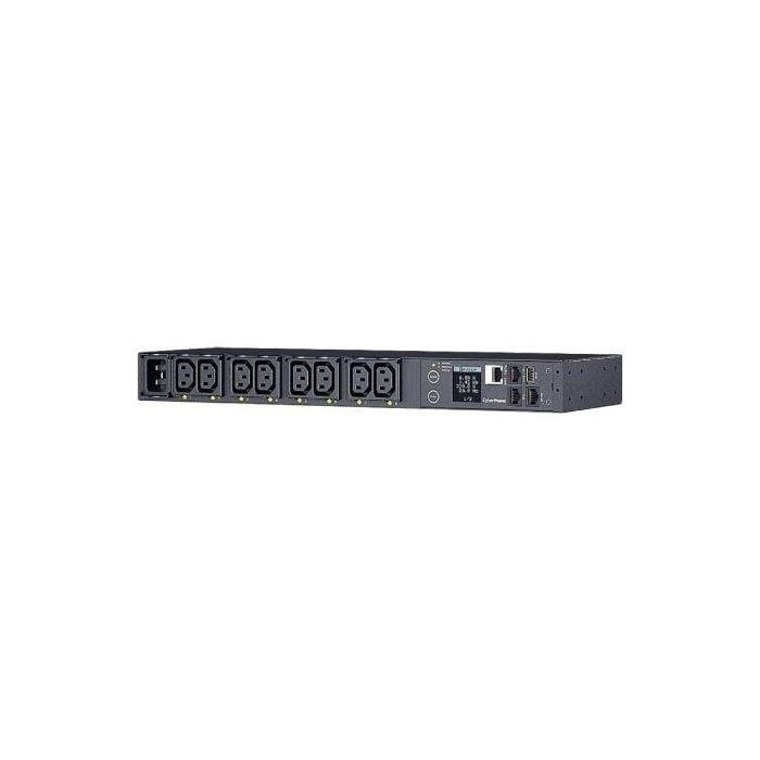 CyberPower PDU41005 Unidad de Distribución de Energía (PDU) Conmutada y Monitorizada 16A, 8 Tomas IEC C13, Rack 1U, LCD Rotatoria 1 CyberPower PDU41005 Unidad de Distribución de Energía (PDU) Conmutada y Monitorizada 16A, 8 Tomas IEC C13, Rack 1U, LCD Rotatoria 1