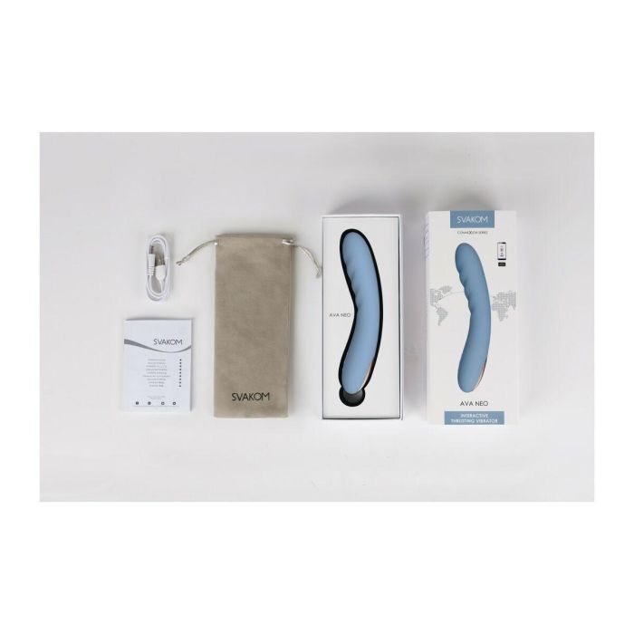 Vibrador Punto G Svakom Azul 14 Vibrador Punto G Svakom Azul 14