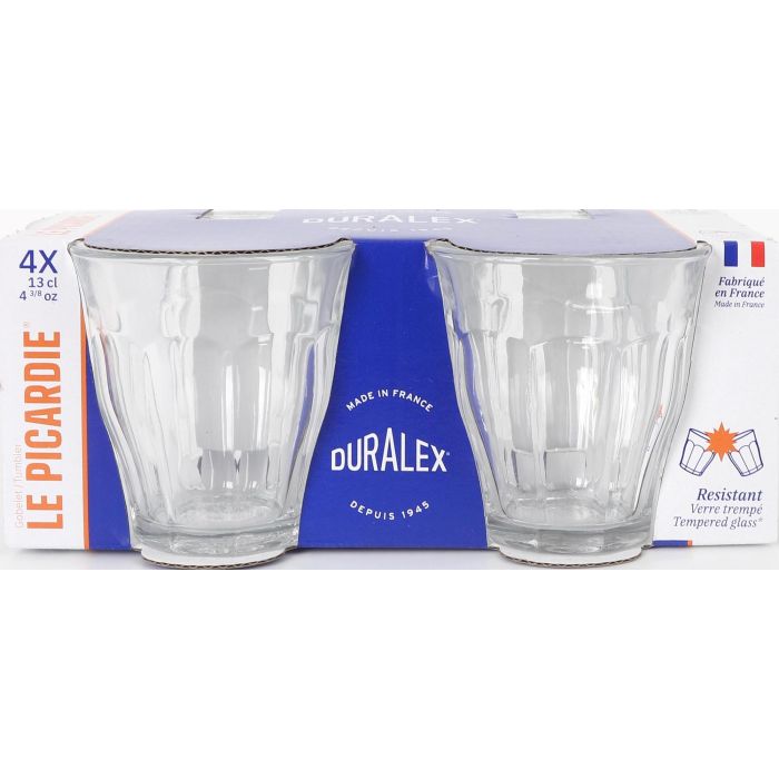 Set 4 Vasos Transparentes Duralex Picardie 130 cc (12 Cajas) 1 Set 4 Vasos Transparentes Duralex Picardie 130 cc (12 Cajas) 1