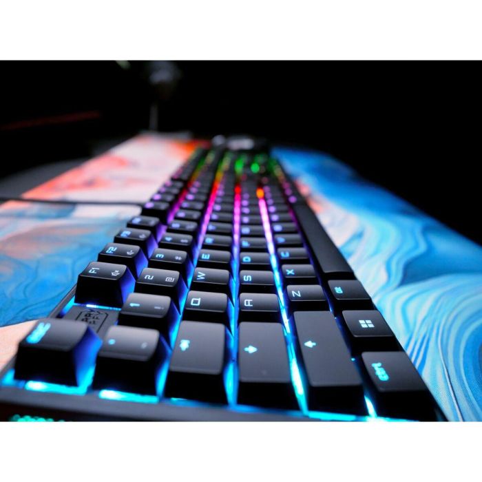 Cherry Teclado para juegos XTR1732321726054 con cable - Elegante carcasa de aluminio - Negro