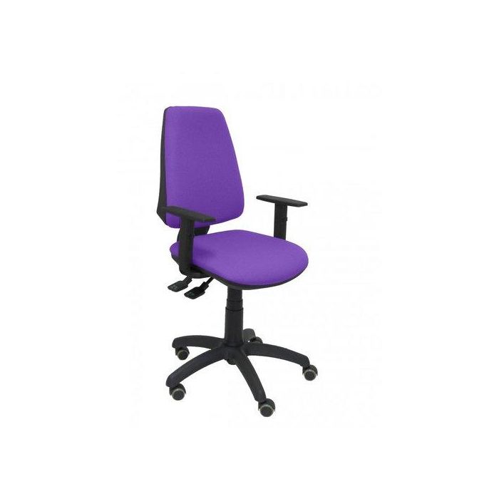 Silla Piqueras Y Crespo Elche S Brazos Regulables Mecanismo Sincro De Doble Maneta Gran Confortabilidad Regulable En Altura Ruedas De Parquet Asiento Y Respaldo Tapizado Bali Lila