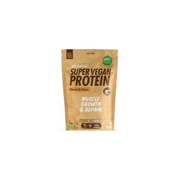Super Vegan Protein Fitness Cacahuete-Maca 350Gr Super Vegan Protein Fitness Cacahuete-Maca 350Gr