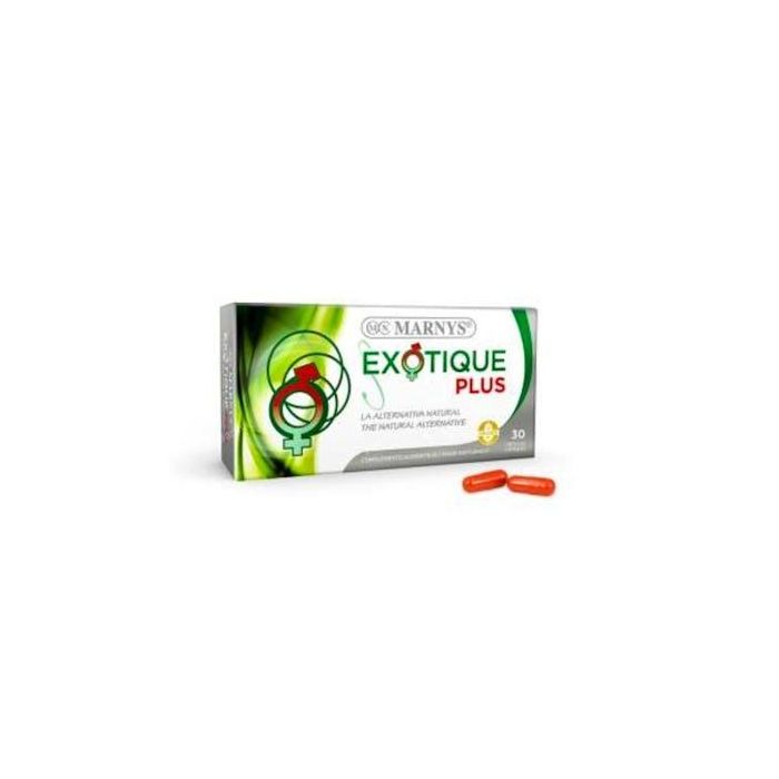 MARNYS Exotique Plus 30 Cápsulas con Eleuterococo, Guaraná, Taurina y Ginseng para Vigor Corporal y Mental