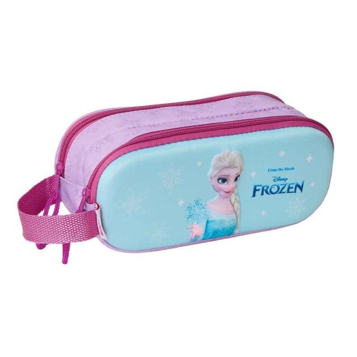 Safta Portatodo Doble 3D Frozen 21x8x6 cm