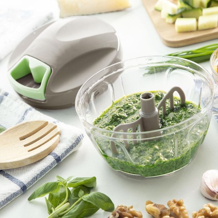 Mini Picadora Manual con Cuerda Spinop InnovaGoods 6 Mini Picadora Manual con Cuerda Spinop InnovaGoods 6