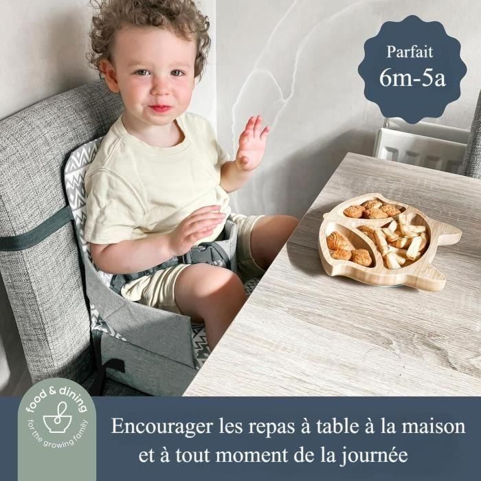 Dreambaby ON-THE-GO Silla Elevadora Portátil de Mesa para Niños | Compacta, Ligera y Fácil de Transportar con Compartimentos 2 Dreambaby ON-THE-GO Silla Elevadora Portátil de Mesa para Niños | Compacta, Ligera y Fácil de Transportar con Compartimentos 2
