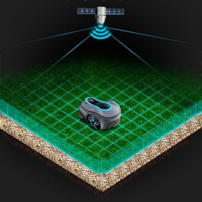Gardena GAR4066407025578 Robot cortacésped Smart SILENO Free 1200 Sin cables perimetrales para 1200 m² Con puerta de enlace inteligente 4