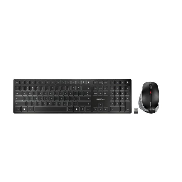 Teclado y Ratón Inalámbrico Cherry JD-9500ES-2 Gris Español Qwerty Español Teclado y Ratón Inalámbrico Cherry JD-9500ES-2 Gris Español Qwerty Español