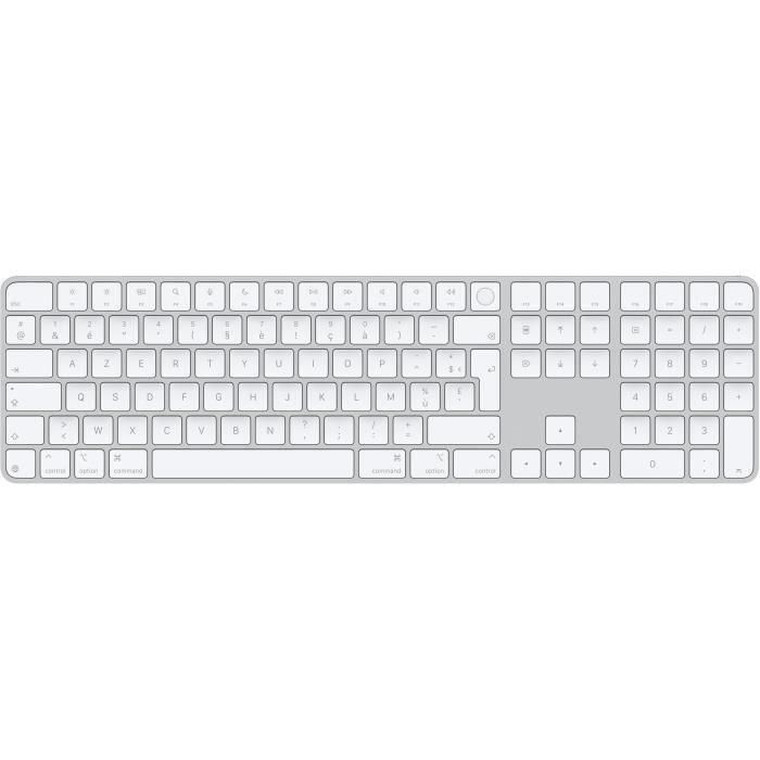 Apple APP1730335142235 Teclado numérico Magic Keyboard con Touch ID para Apple Silicon - FR - Teclas blancas