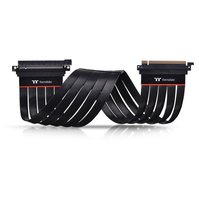 Thermaltake Extensor PCI Express 4.0 16X Negro 60cm Macho a Macho - Cable Riser Tarjeta Gráfica para Gaming PC 2