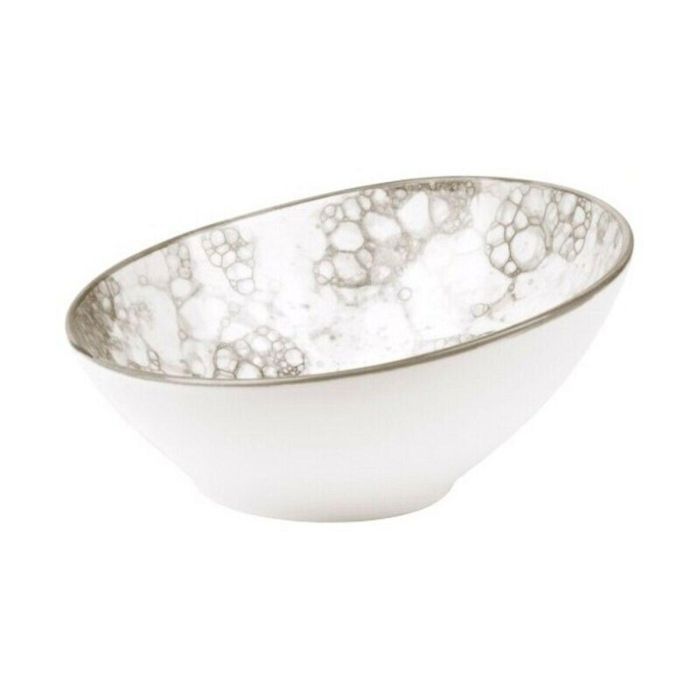 Cuenco Porcelana Blanco/Marrón (35 cl) (ø 16 x 7 cm) Cuenco Porcelana Blanco/Marrón (35 cl) (ø 16 x 7 cm)