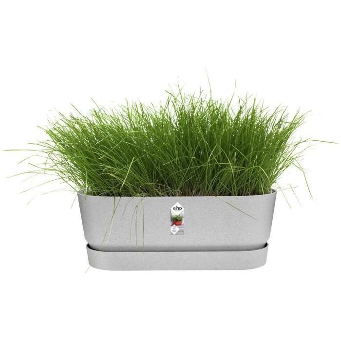Jardinera Elho Gris 50 cm Plástico 3 Jardinera Elho Gris 50 cm Plástico 3
