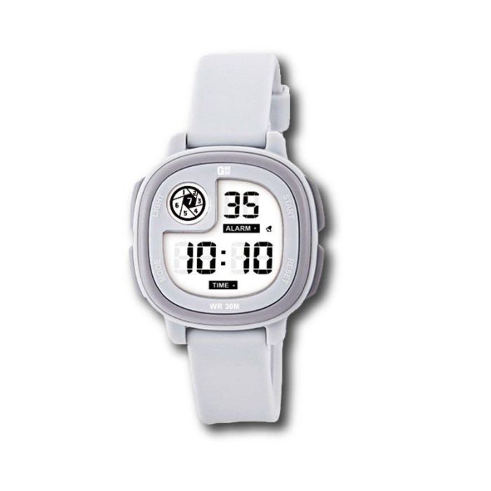 G&B TIME Reloj LCD Cadete Cuadrado Curvo con Luz LED Blanca, Referencia: c/e