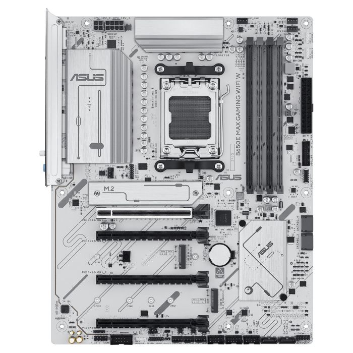 ASUS Placa Base B650E MAX GAMING WiFi W ATX DDR5 Socket AM5 para AMD Ryzen 7000/8000/9000 Series con WiFi 6E y 2.5Gb Ethernet 1