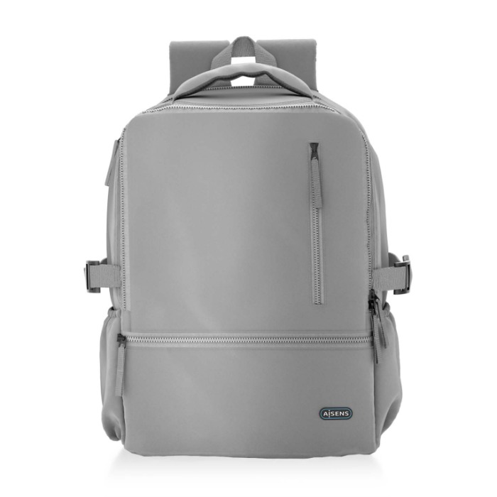 Mochila Aisens ASBG-BP087-GR para Portátiles hasta 15.6"/ Impermeable/ Gris Mochila Aisens ASBG-BP087-GR para Portátiles hasta 15.6"/ Impermeable/ Gris