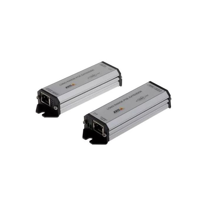 Axis 01857-001 Kit Extensor PoE de Largo Alcance, Transmisor y Receptor de Red 1000m, Soporte PoE IEEE 802.3af/at