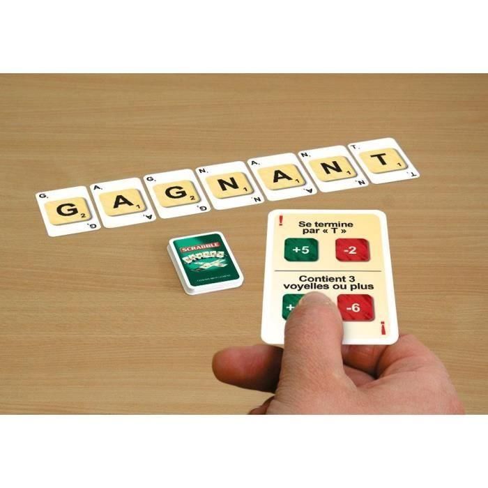 Cartas Scrabble - 3 juegos en 1 - MEGABLEU 3 Cartas Scrabble - 3 juegos en 1 - MEGABLEU 3